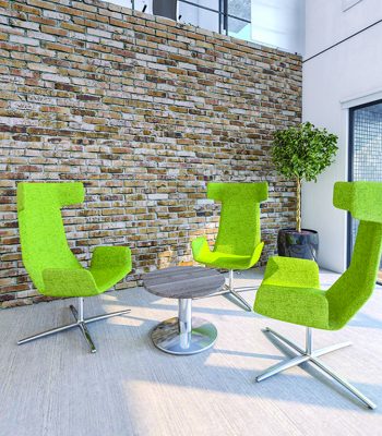 Our flexi chairs are perfect for a breakout area in your office.