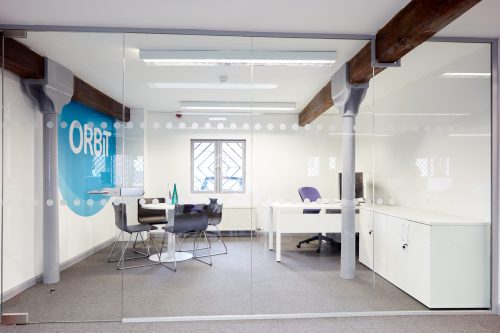 office breakout area